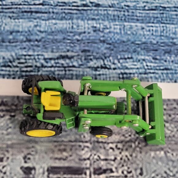 Ertl 1/64 scale John Deere 6410 tractor w/ 640 loader diecast tractor green /yel - Picture 3 of 10